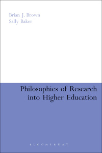 Cover image: Philosophies of Research into Higher Education 1st edition 9780826494177