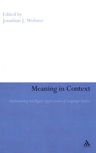 Cover image: Meaning in Context 1st edition 9780826497352