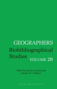 Imagen de portada: Geographers 1st edition 9780826437525