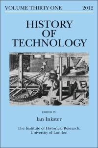 صورة الغلاف: History of Technology Volume 31 1st edition 9781441152794