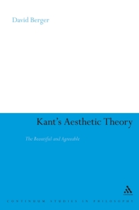 Cover image: Kant's Aesthetic Theory 1st edition 9781441124975