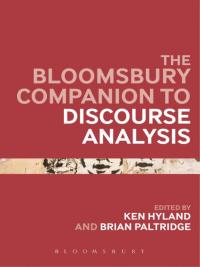 Cover image: The Bloomsbury Companion to Discourse Analysis 1st edition 9781441167866
