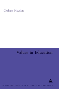 Omslagafbeelding: Values in Education 1st edition 9780826492715