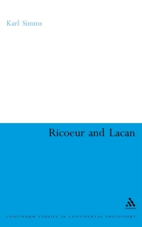 Cover image: Ricoeur and Lacan 1st edition 9780826477965