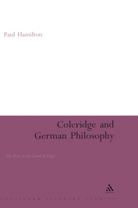 Omslagafbeelding: Coleridge and German Philosophy 1st edition 9780826495433