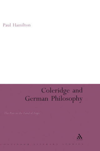 Titelbild: Coleridge and German Philosophy 1st edition 9780826495433