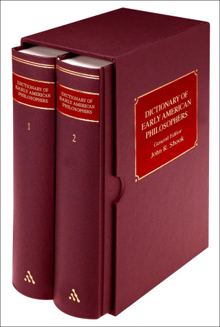 Omslagafbeelding: Dictionary of Early American Philosophers 1st edition 9781843711827