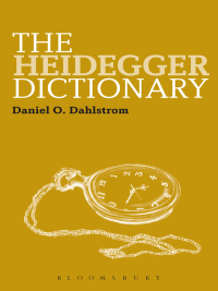 Cover image: The Heidegger Dictionary 1st edition 9781847065148