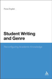 表紙画像: Student Writing and Genre 1st edition 9781441124708
