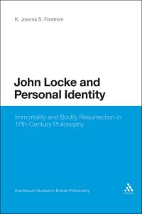 Cover image: John Locke and Personal Identity 1st edition 9781441195586