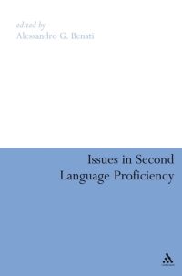 Titelbild: Issues in Second Language Proficiency 1st edition 9781441182326