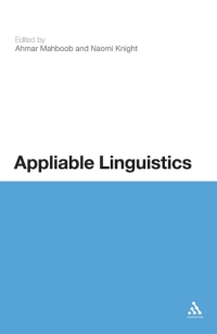 Imagen de portada: Appliable Linguistics 1st edition 9781441108326