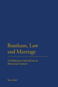 Imagen de portada: Bentham, Law and Marriage 1st edition 9781623563226