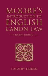 Imagen de portada: Moore's Introduction to English Canon Law 4th edition 9781441168689