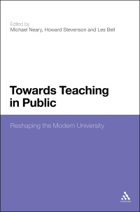 Cover image: Towards Teaching in Public 1st edition 9781472521880