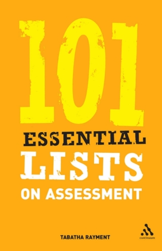 Cover image: 101 Essential Lists on Assessment 1st edition 9780826488671