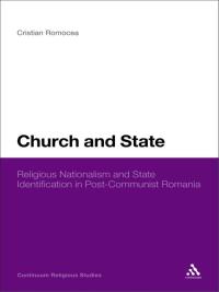 Cover image: Church and State 1st edition 9781441182012