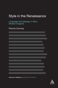 表紙画像: Style in the Renaissance 1st edition 9781472530059