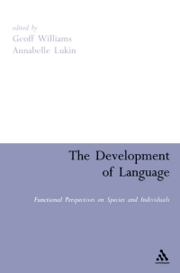 Imagen de portada: The Development of Language 1st edition 9780826457585