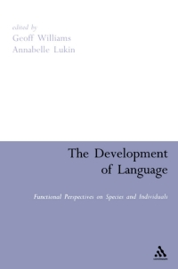 Cover image: The Development of Language 1st edition 9780826457585