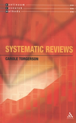 Omslagafbeelding: Systematic Reviews 1st edition 9780826465801