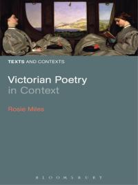 Imagen de portada: Victorian Poetry in Context 1st edition 9780826430557