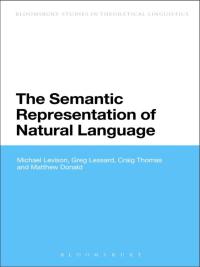 صورة الغلاف: The Semantic Representation of Natural Language 1st edition 9781472576569