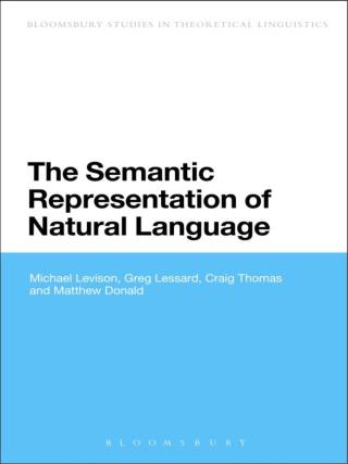 Cover image: The Semantic Representation of Natural Language 1st edition 9781472576569
