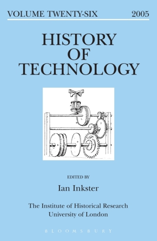 表紙画像: History of Technology Volume 26 1st edition 9780826489708
