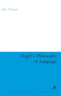 Cover image: Hegel's Philosophy of Language 1st edition 9780826494382