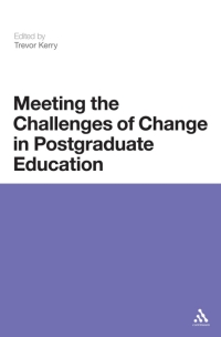 Cover image: Meeting the Challenges of Change in Postgraduate Education 1st edition 9781441163813