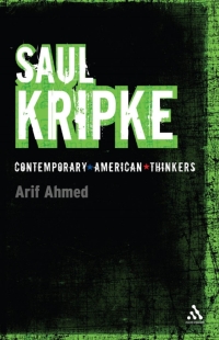 Cover image: Saul Kripke 1st edition 9780826492623