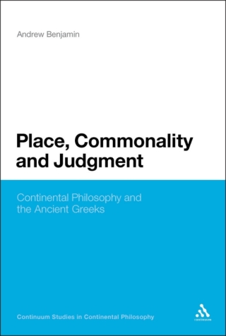 Cover image: Place, Commonality and Judgment 1st edition 9781441112873