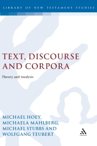 Titelbild: Text, Discourse and Corpora 1st edition 9780826491725