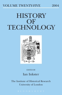 Cover image: History of Technology Volume 25 1st edition 9780826471871