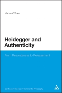 Cover image: Heidegger and Authenticity 1st edition 9781472506818