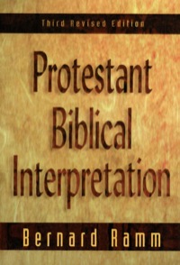 Cover image: Protestant Biblical Interpretation 3rd edition 9780801020834