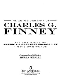 Imagen de portada: The Autobiography of Charles G. Finney 9780764201561