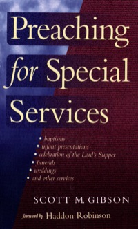 Cover image: Preaching for Special Services 9780801091117