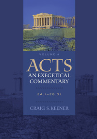 Imagen de portada: Acts: An Exegetical Commentary 9780801048395