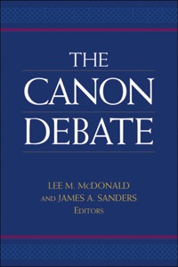 Cover image: The Canon Debate 9780801047084