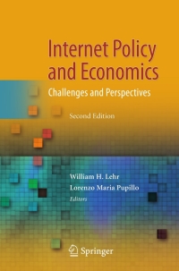 Cover image: Internet Policy and Economics 2nd edition 9781441900371