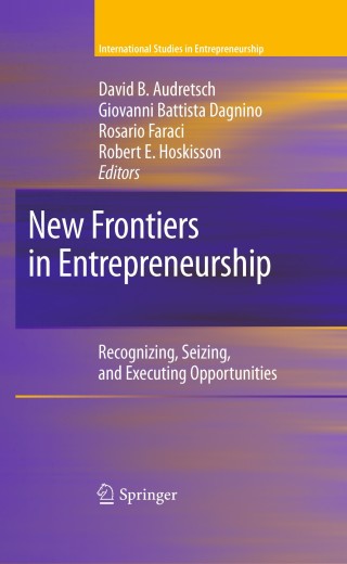 Titelbild: New Frontiers in Entrepreneurship 1st edition 9781441900579