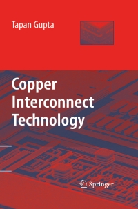 Cover image: Copper Interconnect Technology 9781441900753