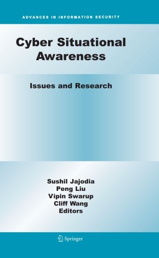 Cover image: Cyber Situational Awareness 1st edition 9781441901392