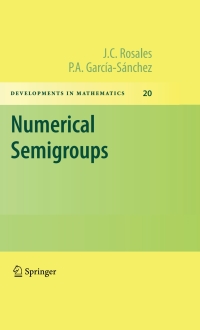 Omslagafbeelding: Numerical Semigroups 9781461424567