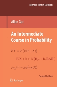 Imagen de portada: An Intermediate Course in Probability 2nd edition 9781441901613