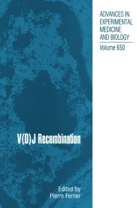 Cover image: V(D)J Recombination 1st edition 9781441902955