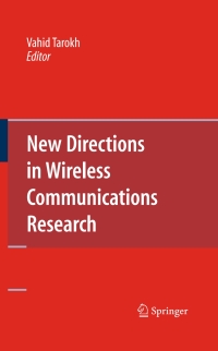 Immagine di copertina: New Directions in Wireless Communications Research 1st edition 9781441906724