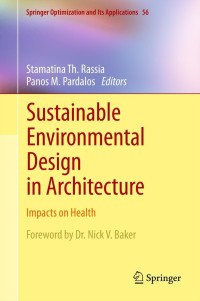 Cover image: Sustainable Environmental Design in Architecture 1st edition 9781441907448